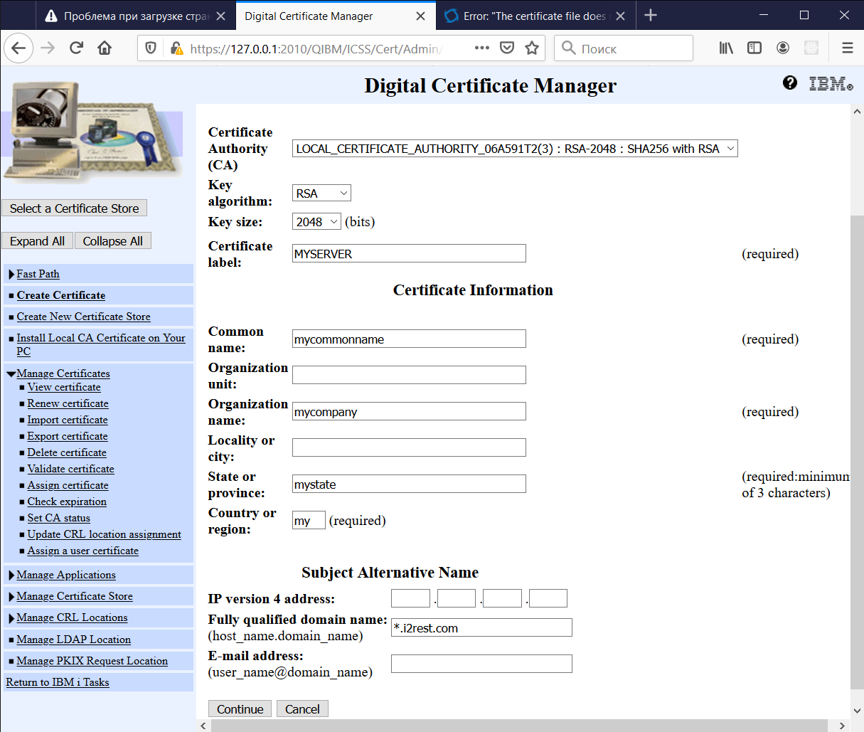 Create server or client certificate signed by local CA step5.png